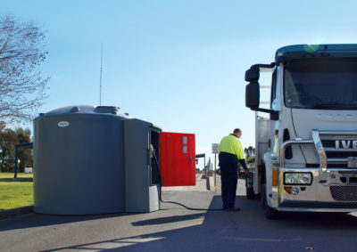 refuelling truck