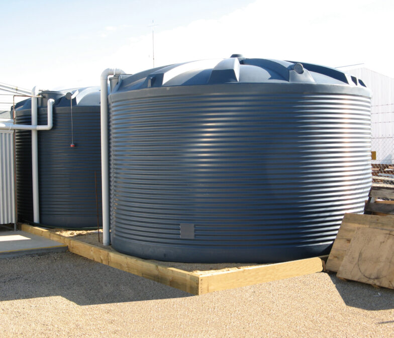 our Corrugated Rainwater Tanks looking good