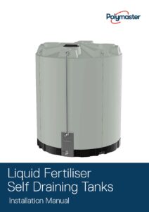 Liquid fertilizer self-draining tanks installation manual.