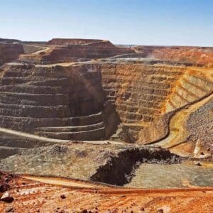 View of Boddington Gold Mine from the top