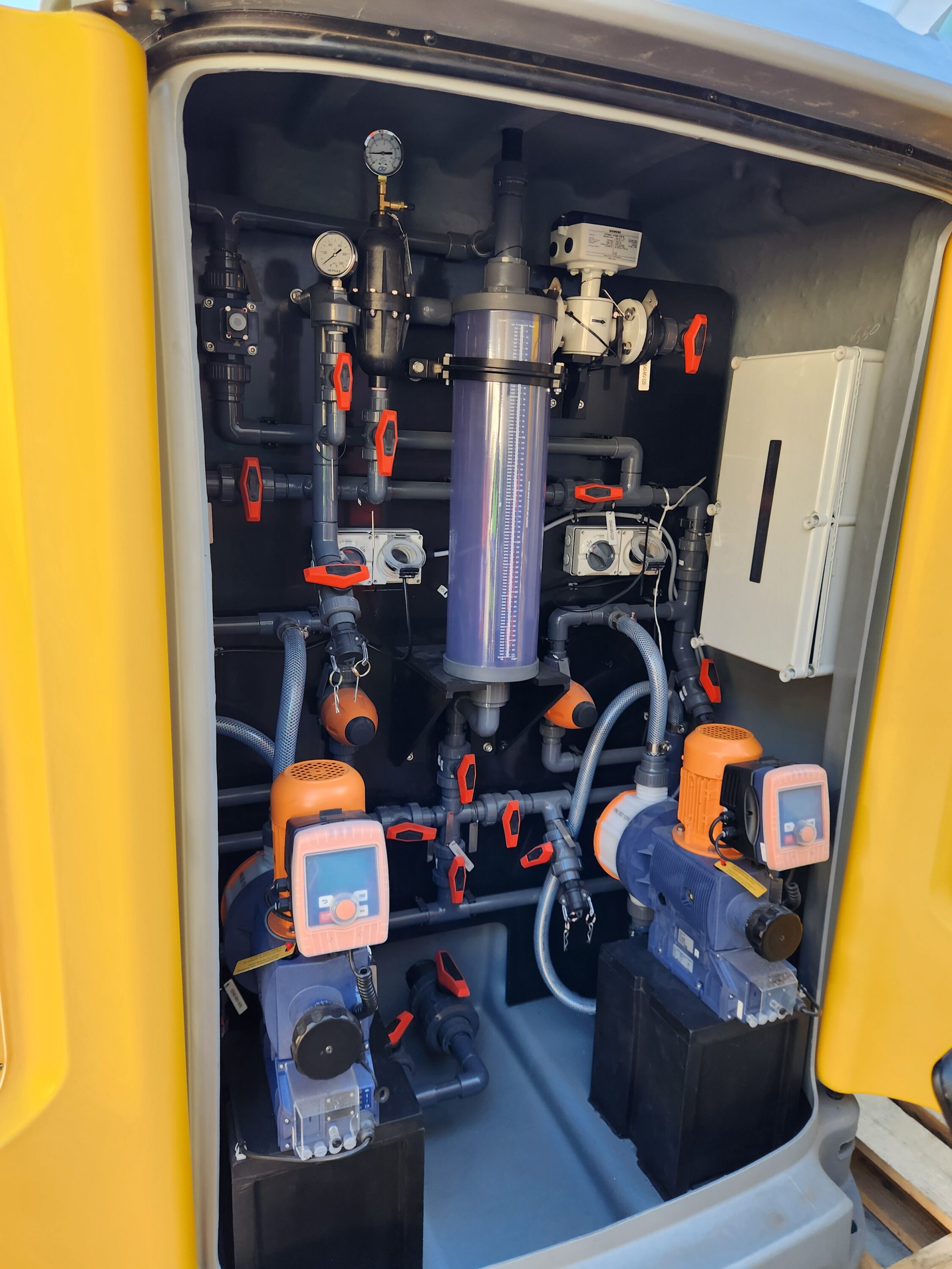 chemical pump dosing