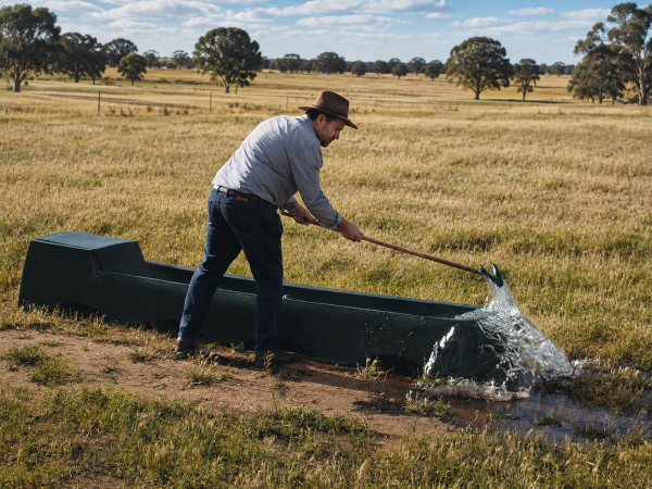 Sweep Water Trough
