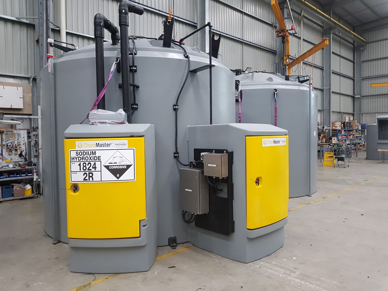 Chemical Tanks fresh from the factory