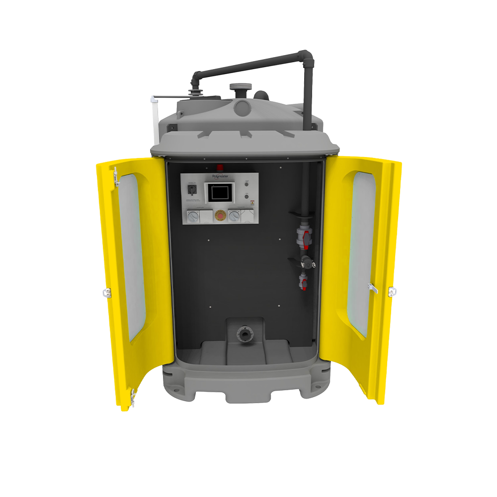 chemical unloading station