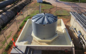 Concrete bund