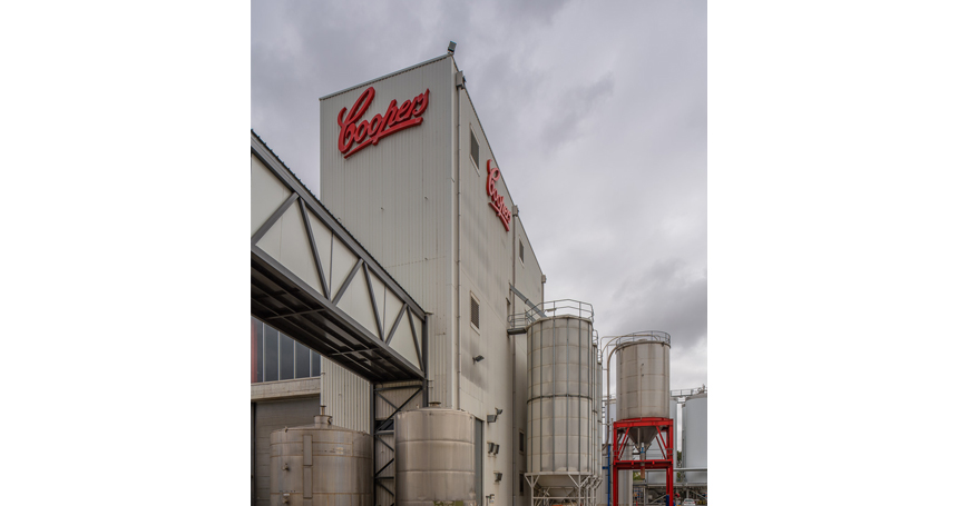 Chemical Tanks lined up at Coopers Brewery
