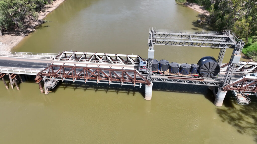 Delivery of 50KL across the bridge