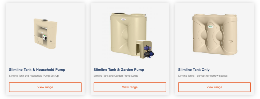 Polymaster Slimline Tanks Range