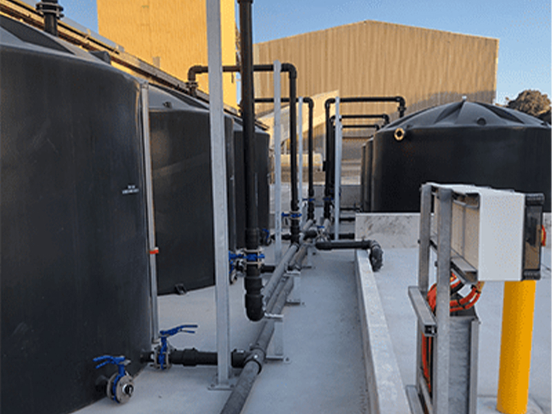 Chemical Storage Tanks installed in Incitec Pivot