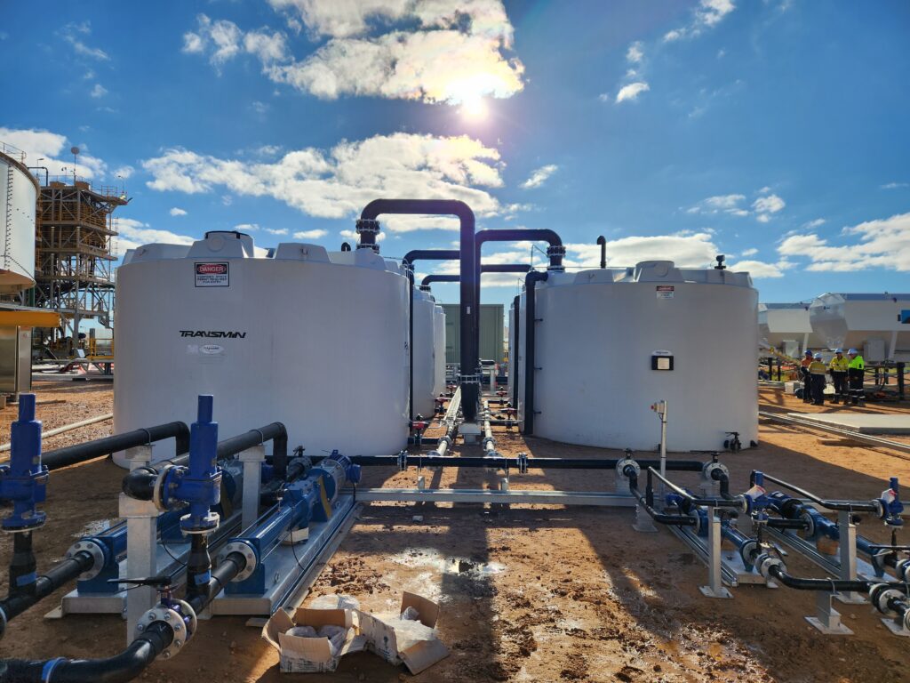 Lithium mine water treatment