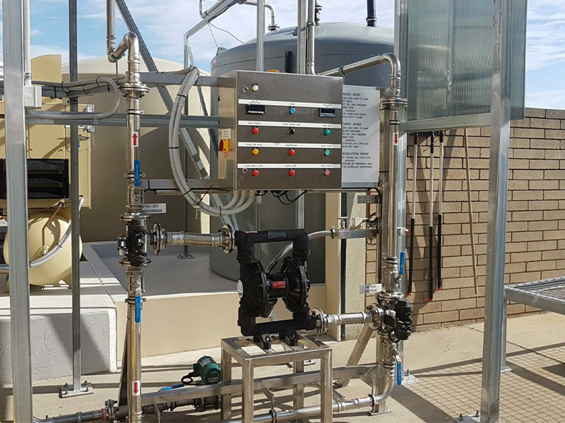 Multifunctional controller of a Chemical Storage Tank in Melbourne Airport