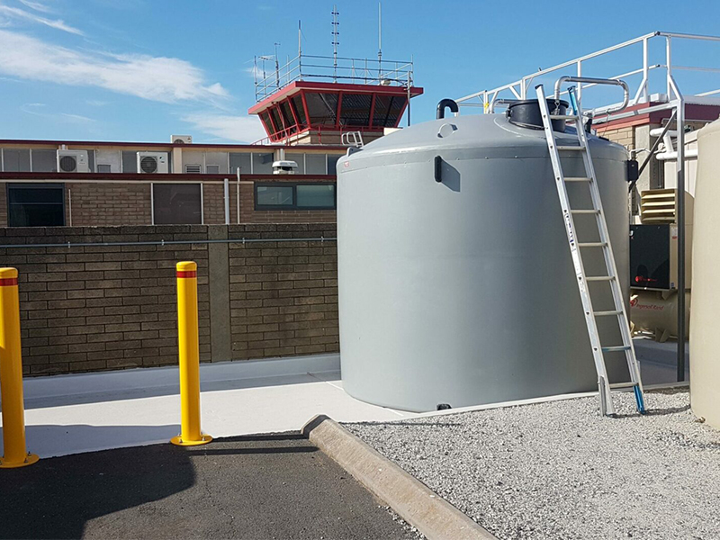 Chemical Storage Tank installed in Melbourne Tullamarine Airport