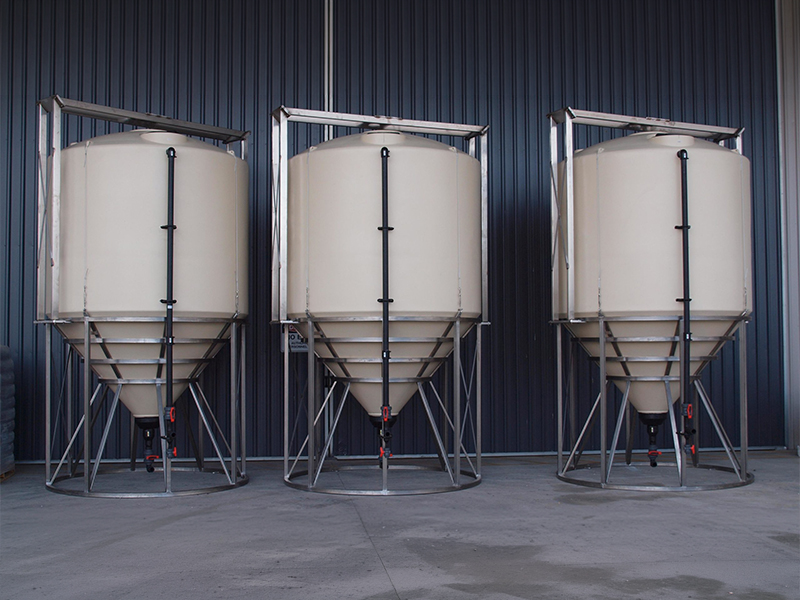 Three Polymaster Cone Bottom Tanks bound for North Connex