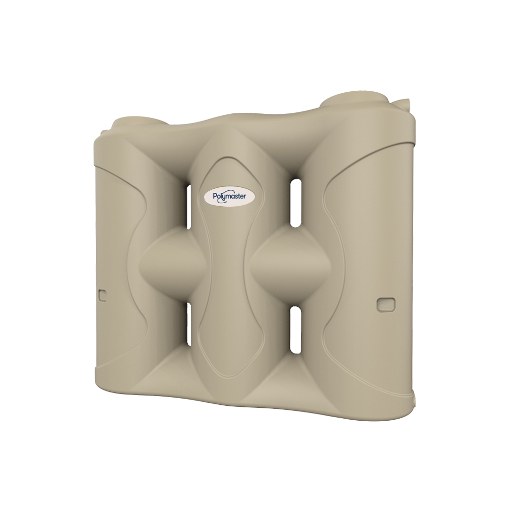 PCST2000 Polymaster Slimline Water Tank 2,000L front view