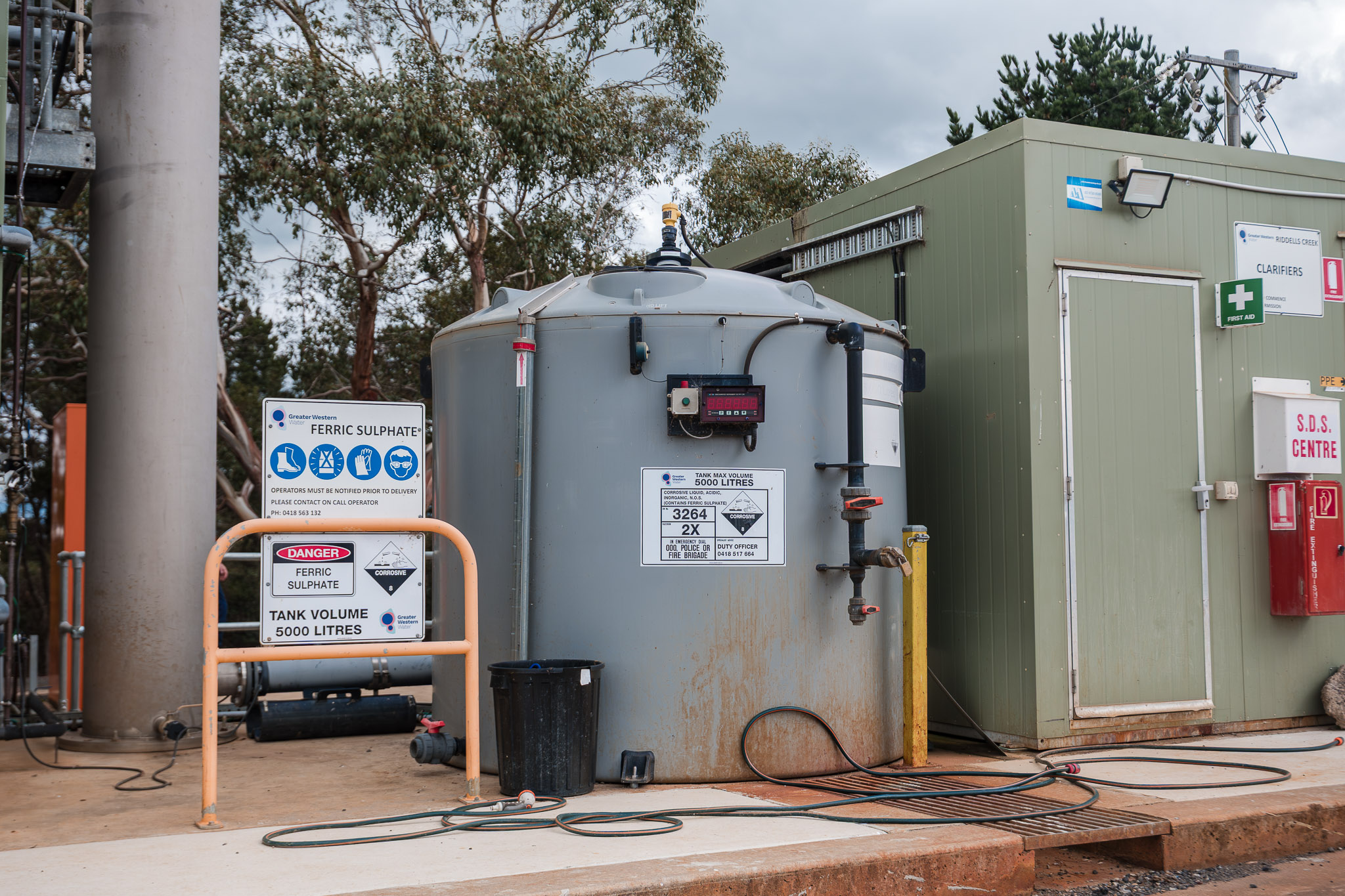 self-bunded chemical tank 14