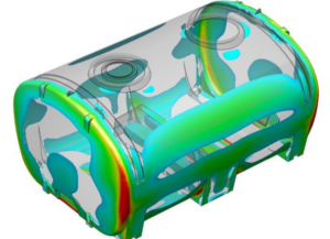 FEA analysis of a transfer tank