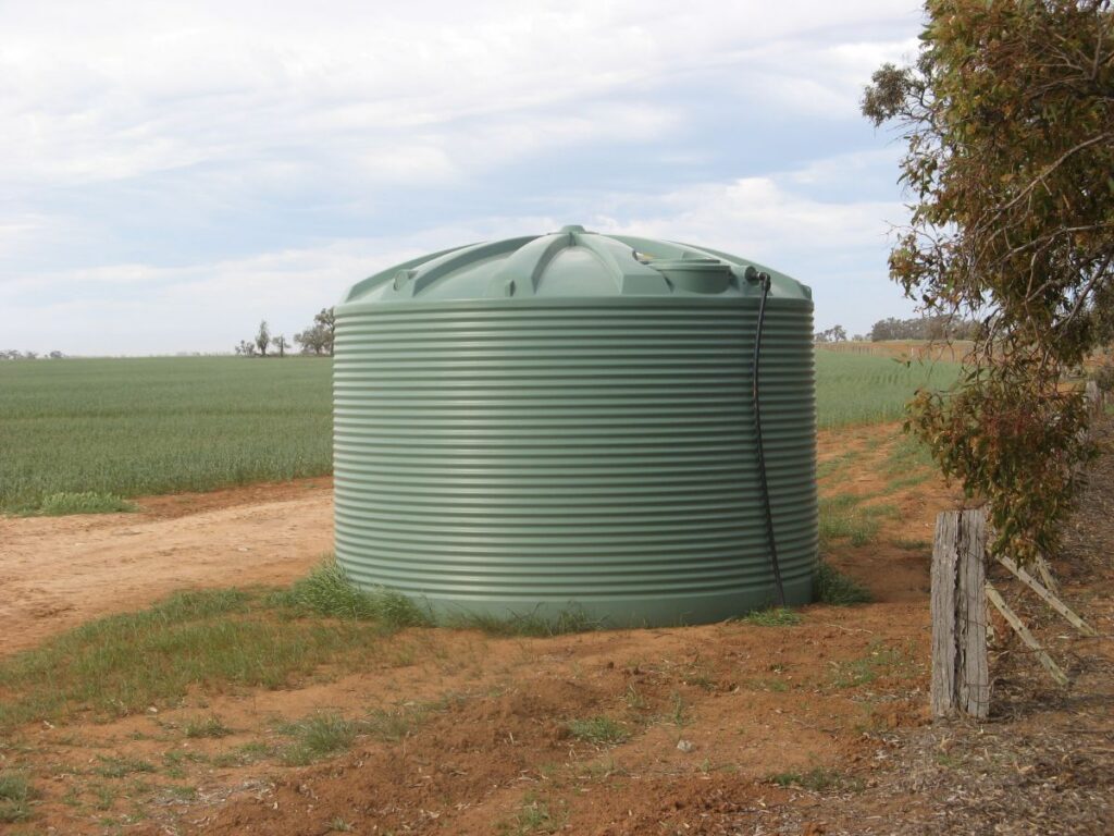 Tank in paddock