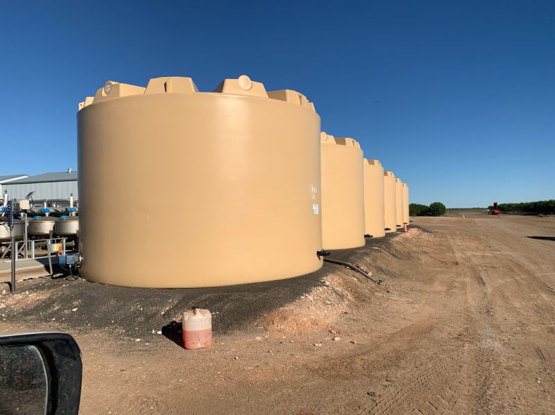 Large Scale Liquid Fertiliser Tanks