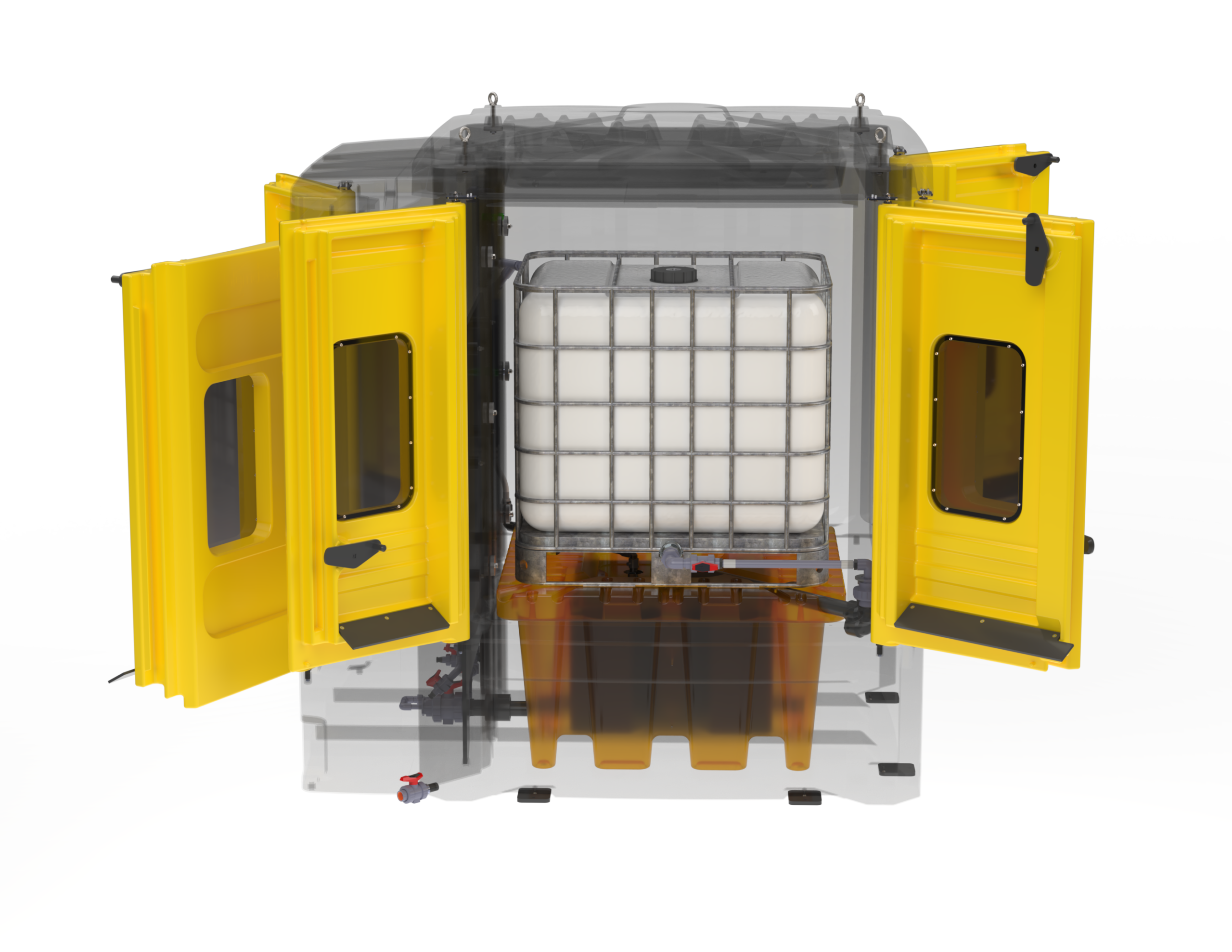 ENIBCB - TRANSPARENT VIEWS Cabinet - All Doors Open - IBC (4)