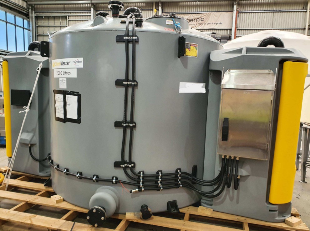 Electrical kits on bunded tank