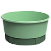 2,000L Aquaculture Tank (with Base)