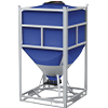 1,500L Cone Bottom Tank