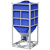 2,000L Cone Bottom Tank