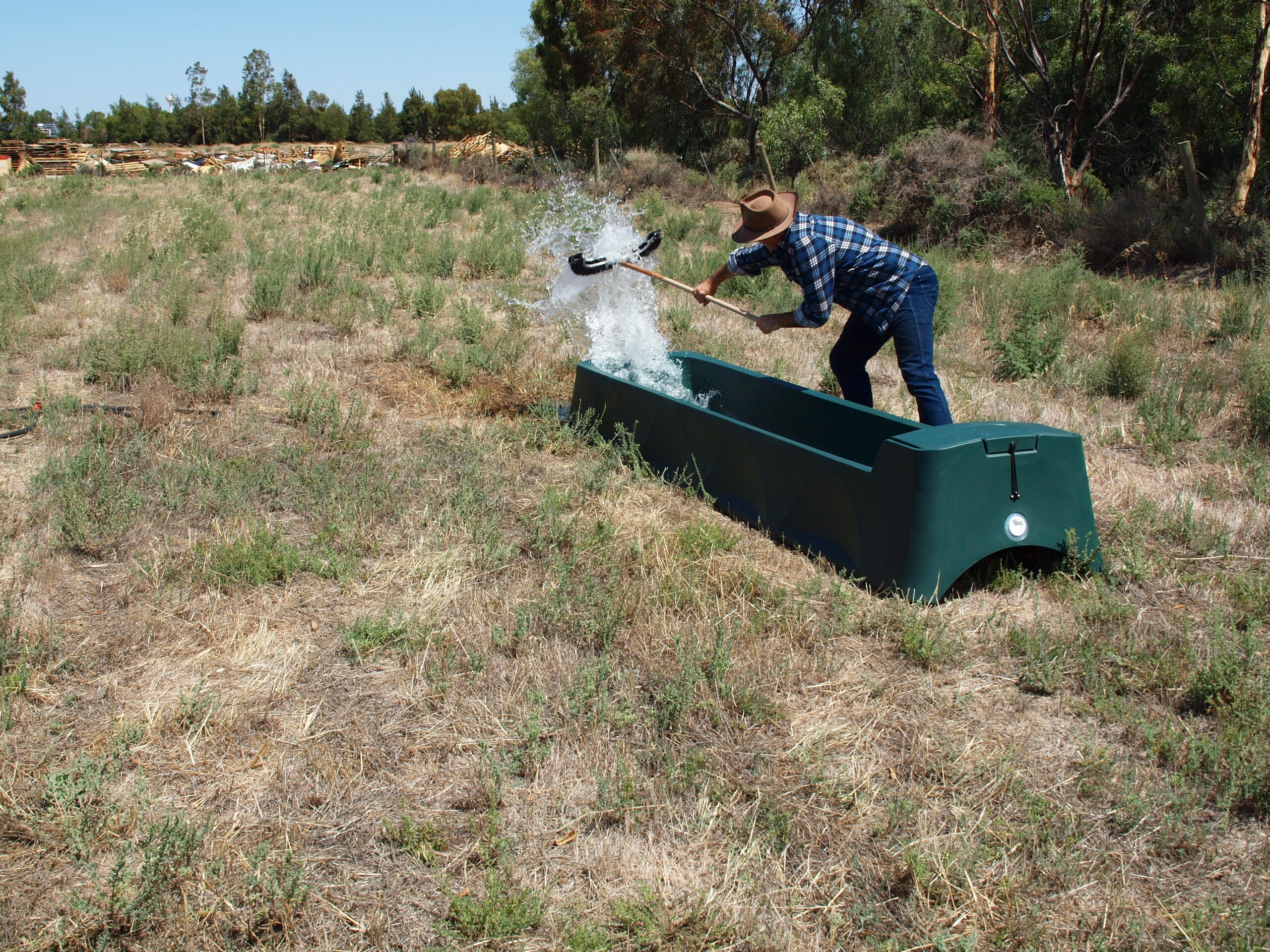 Sweep Water Trough