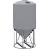 12,500L Cone Bottom Tank
