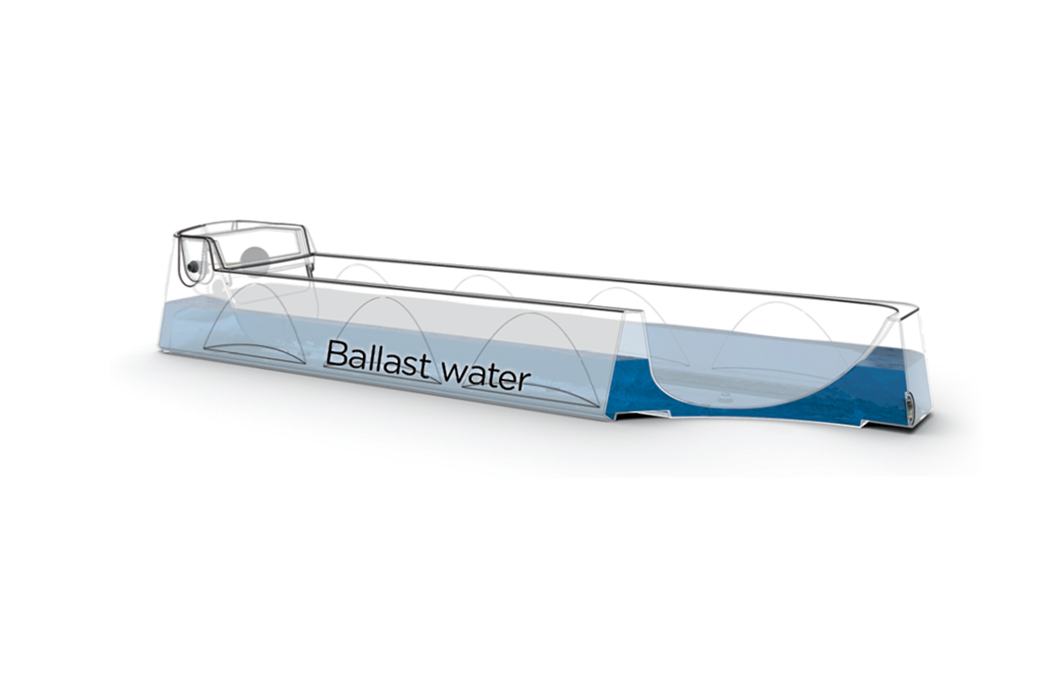Ballast in water trough