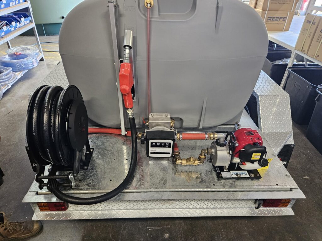 custom diesel trailer